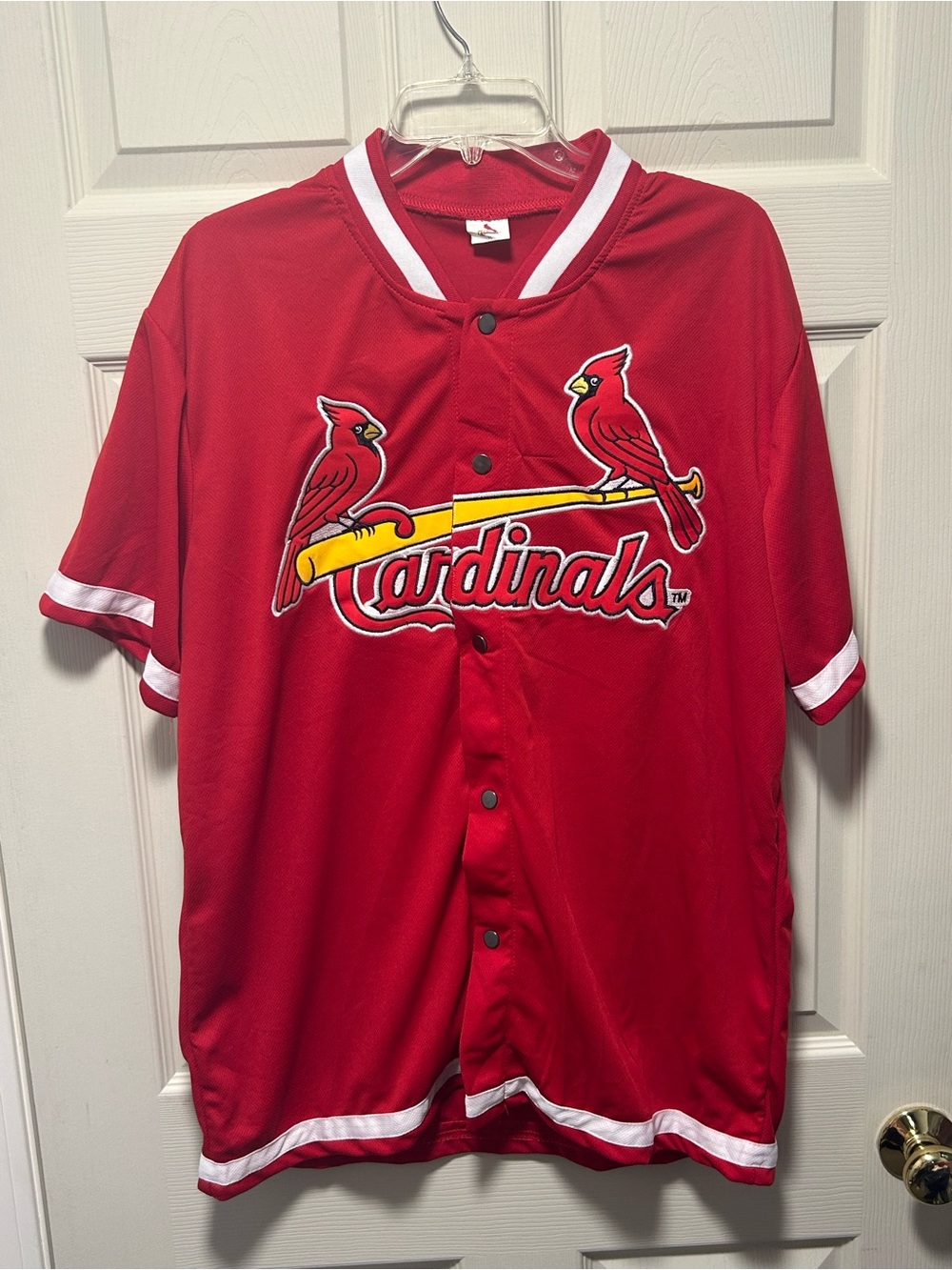St. Louis Cardinals Adult Cardinals Retro Warmup Jersey Red 7/13/25 SGA - XL